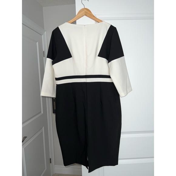 Exaltation Paris Black & Off-White Formal Dress - US size 18 - Picture 2 of 5